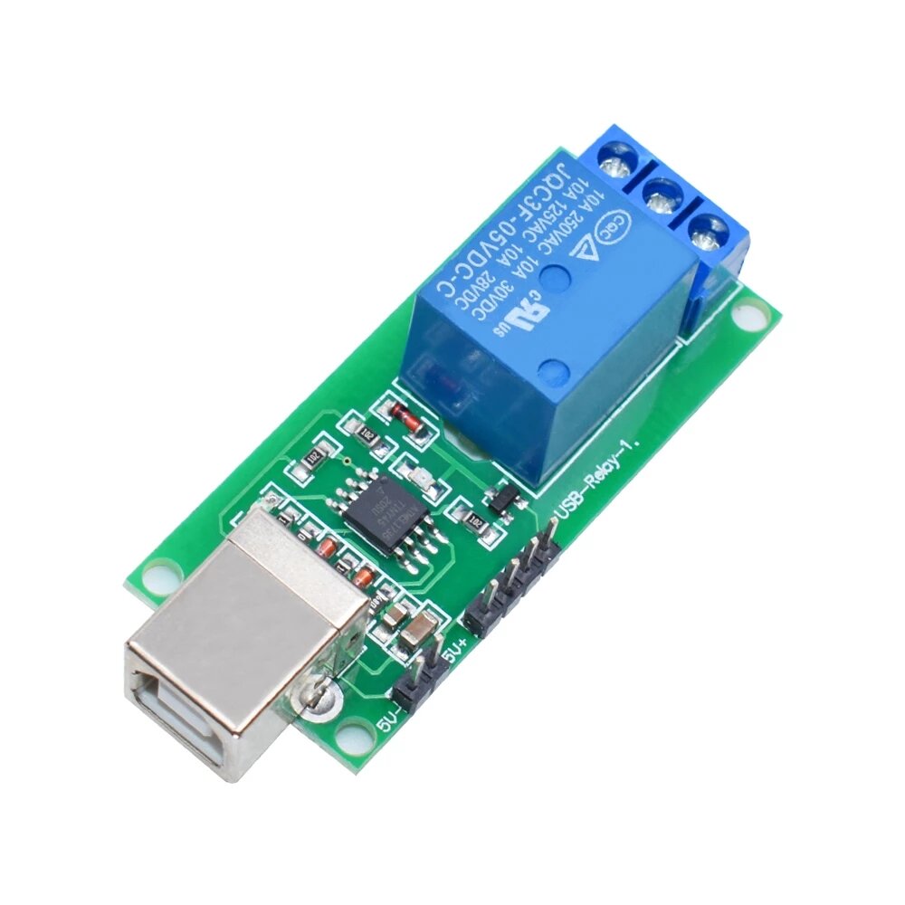 

5V 1-channel USB Relay Module Programmable Computer Control Relay Switch Smart Toy Home