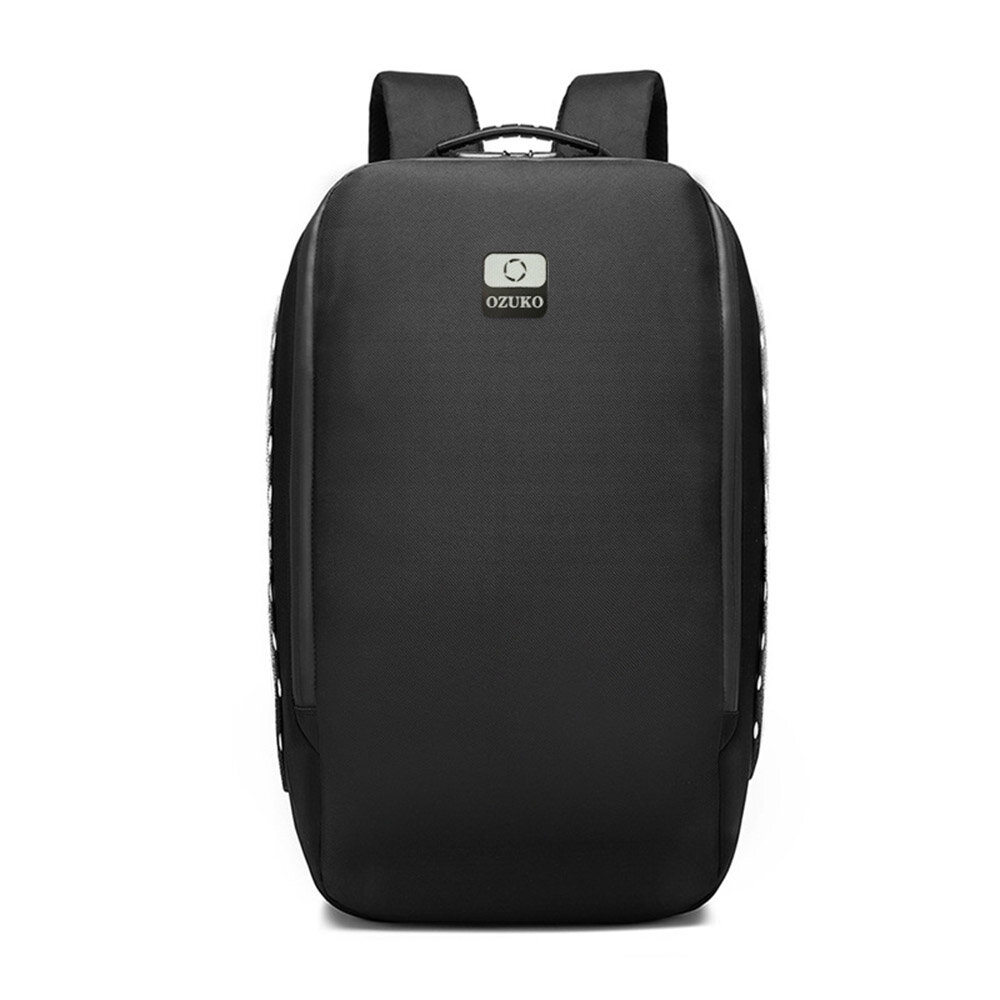 

OZUKO 9282 Business Backpack Laptop Bag Shoulders Storage Bag with USB Waterproof Anti-theft Men Schoolbag Student Sport