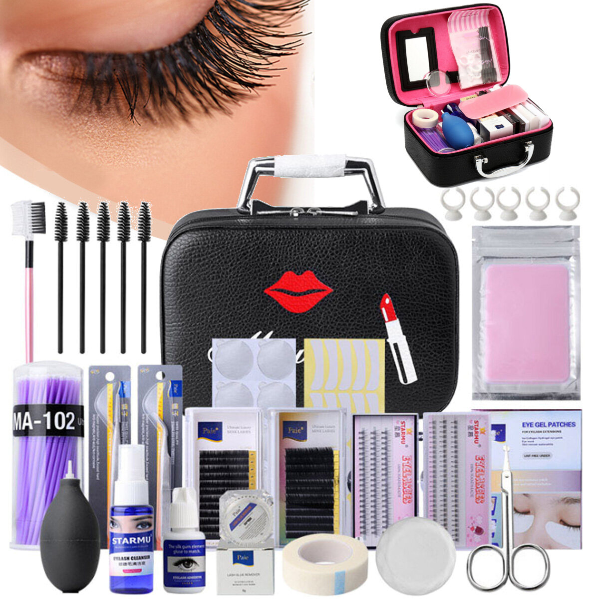 2Lash Starter Kit Eyelash Extension Set Makeup Practice Set 100% Brand New, Banggood  - buy with discount