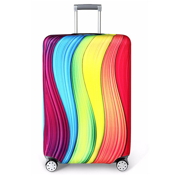 Резиновый чехол для багажа от 18 до 32 дюймов с эластичностью для защиты от пыли во время путешествий и кемпинга.