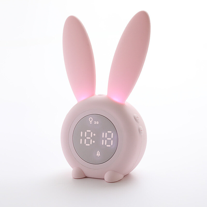 LED Electronic Small Alarm Clock Children's Creative Cartoon Alarm Clock Student Desktop Clock