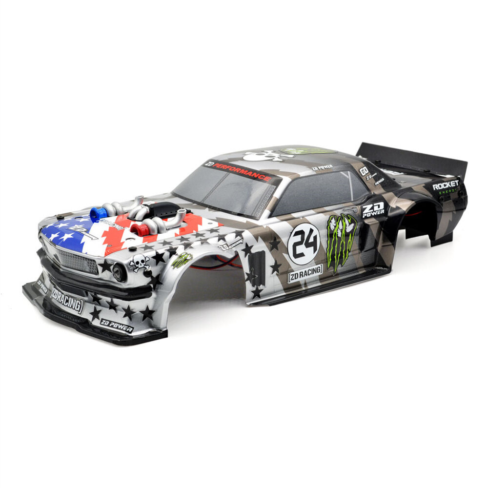 ZD Racing EX16 S16 1/16 RC Car Spare Body Shell w/Sticker Sheet Painted 6650 Vehicles Models Parts A