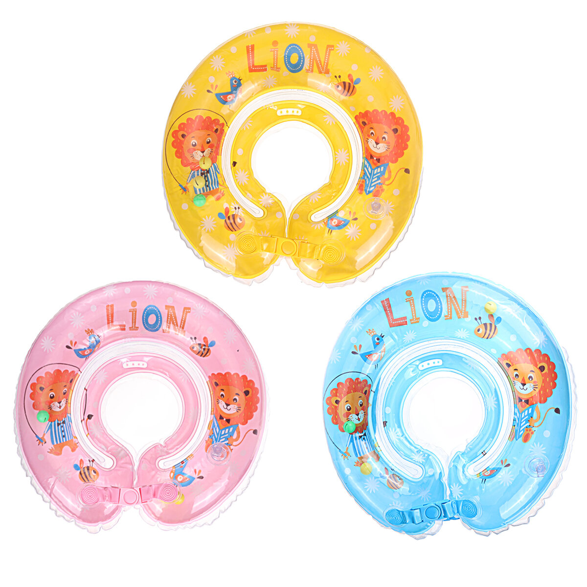 

Baby Swimming Neck Ring Tube Baby Safety Infant Float Circle for Bathing Inflatable Swim Circle