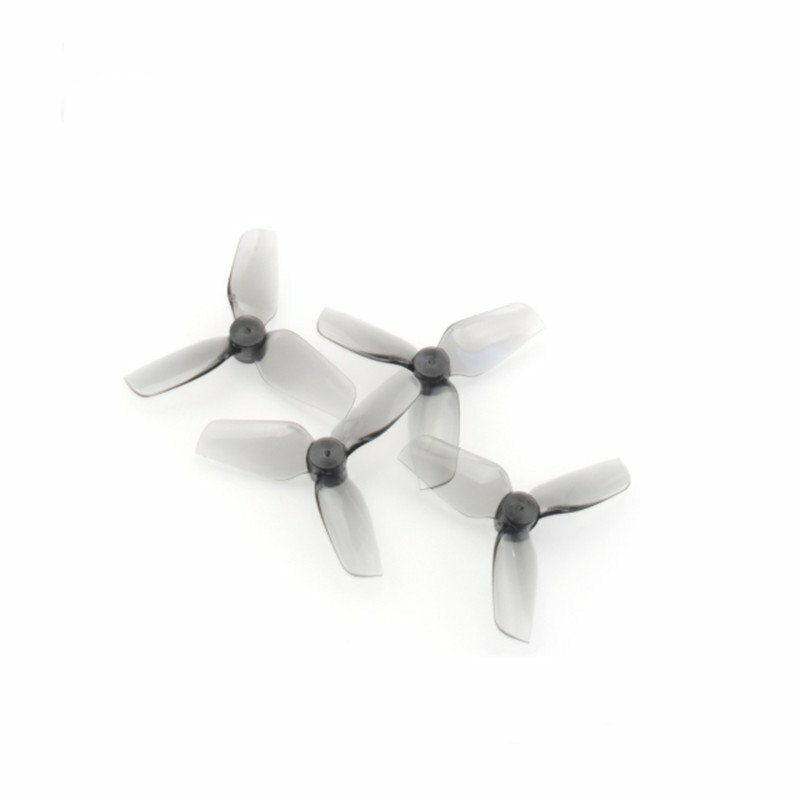 2Pairs HQProp Micro Whoop Propeller 35MMX3 Grey (2CW+2CCW) Poly Carbonate 1MM Shaft for UZ65 FPV Racing RC Drone