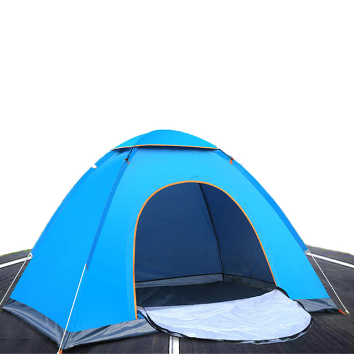 Tenda de camping para caminhadas ao ar livre, anti-UV, para 2 pessoas, ultraleve, dobrável com um único clique, abertura automática.