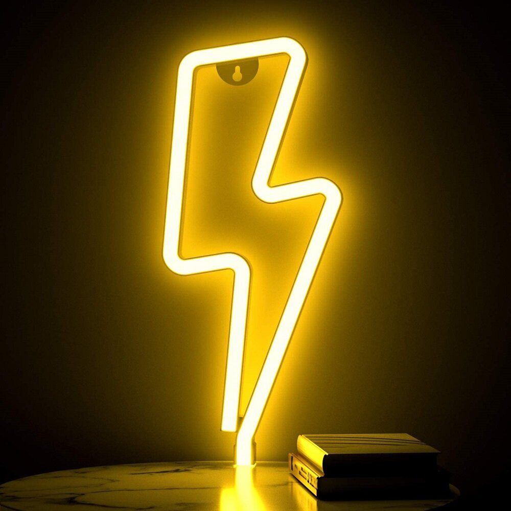 LED Lightnings Neon Light Modeling Lamp Creative Room Decoration Hanging Light for Bedroom Living Room Bar Party Christm