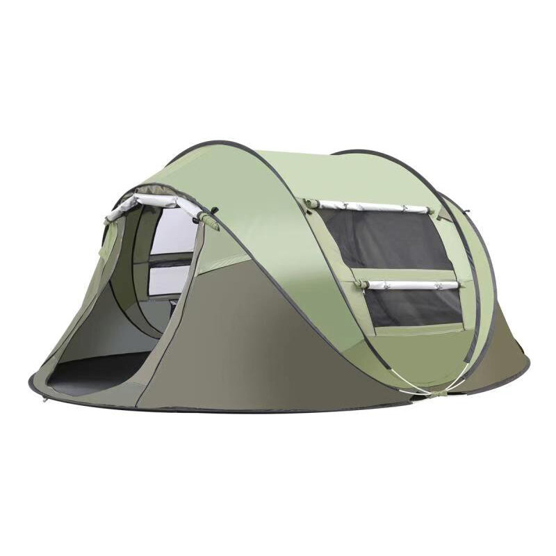 IPRee® Tente de camping 5-8 personnes Configuration automatique 3-en-1 Étanche UV Résistance Grande tente abris solaires pour camping en plein air Voyage en famille