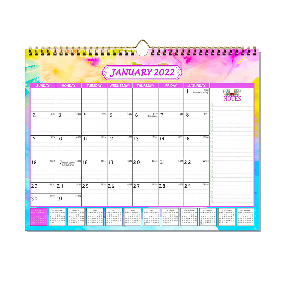 2022 New Wall CalendarDaily Schedule Planner Table Wall Calendar Desktop Decoration Office Home
