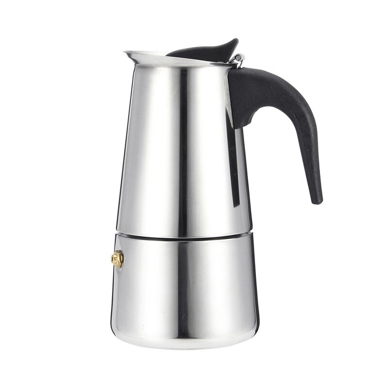 Metall Espresso Moka Kaffeemaschine Perkolator Herd Top Topf für Zuhause