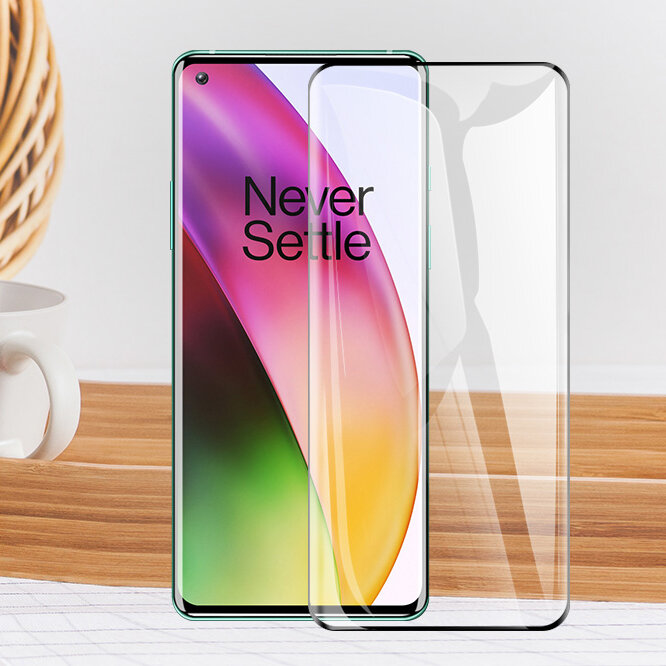 Bakeey 3D Curved Edge Anti-Explosion High Definition Full Coverage Tempered Glass Screen Protector for OnePlus 8
