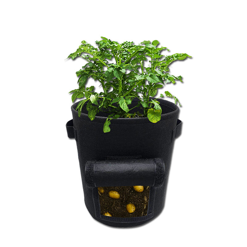 

1/3pcs 26/38L Potato Grow Bag Vegetables Planter Bags Pot Growing Bags w/ Handle
