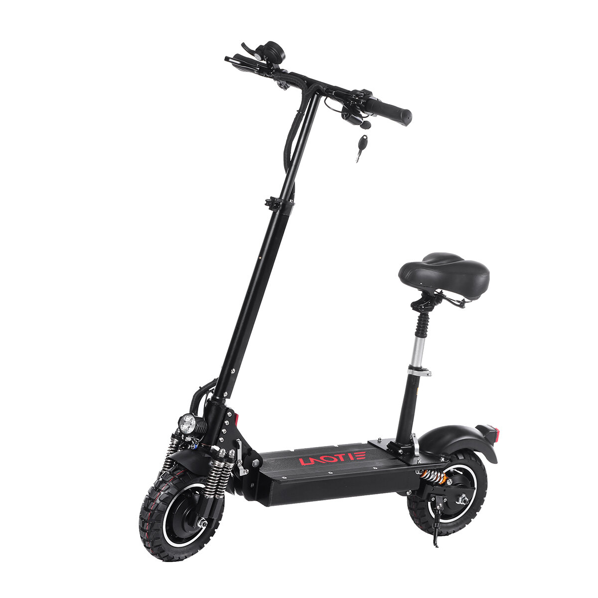 LAOTIE® ES10P 2000W Dual Motor 28.8Ah 21700 Battery 52V 10 Inches Folding Electric Scooter with Seat 100km Mileage Max Load 120Kg