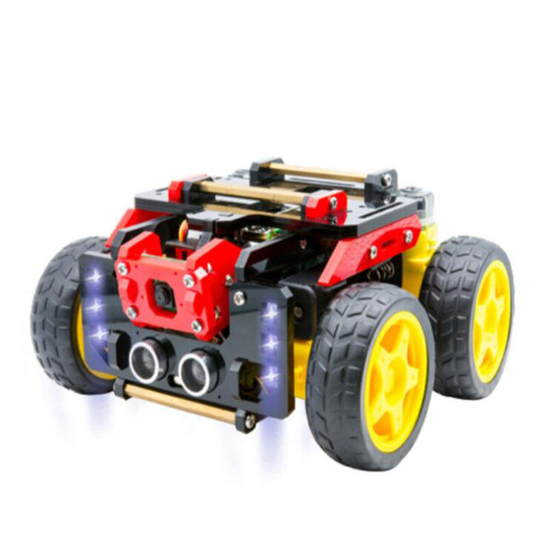 

Adeept® 2018+ AWR 4WD WiFi Smart Robot Car Kit for Raspberry Pi 3 Model B+/B/2B, DIY Robot Kit for Kids and Adults OpenC