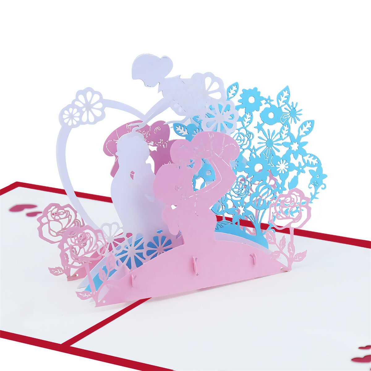 Creatieve 3D Moederdag wenskaarten Papier handgemaakte verjaardag Thanksgiving kaart cadeaus voor mo