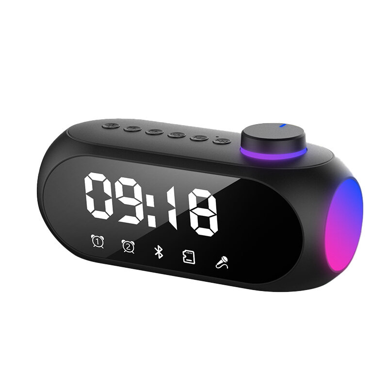 

S18 5 Вт Bluetooth динамик Портативный динамик HiFi Stereo 360° Surround Sound Сабвуфер RGB Light 1500 мАч LED Цифровой