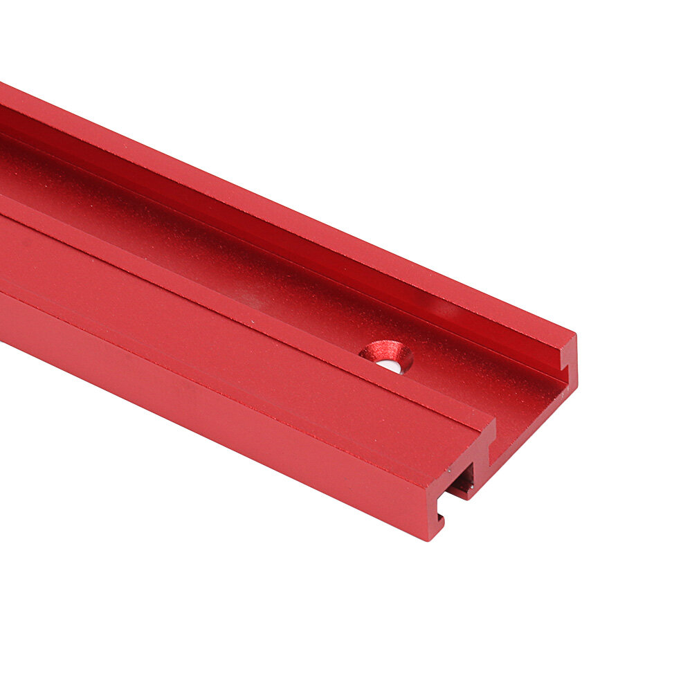 T-Track Woodworking T-slot Miter 100-1220mm Red Aluminum Alloy 45 Type
