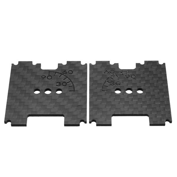 2 PCS Eachine Wizard X220S FPV Racer RC Drone Spare Part Camera Angle Scale Front Side Plate Carbon Fiber