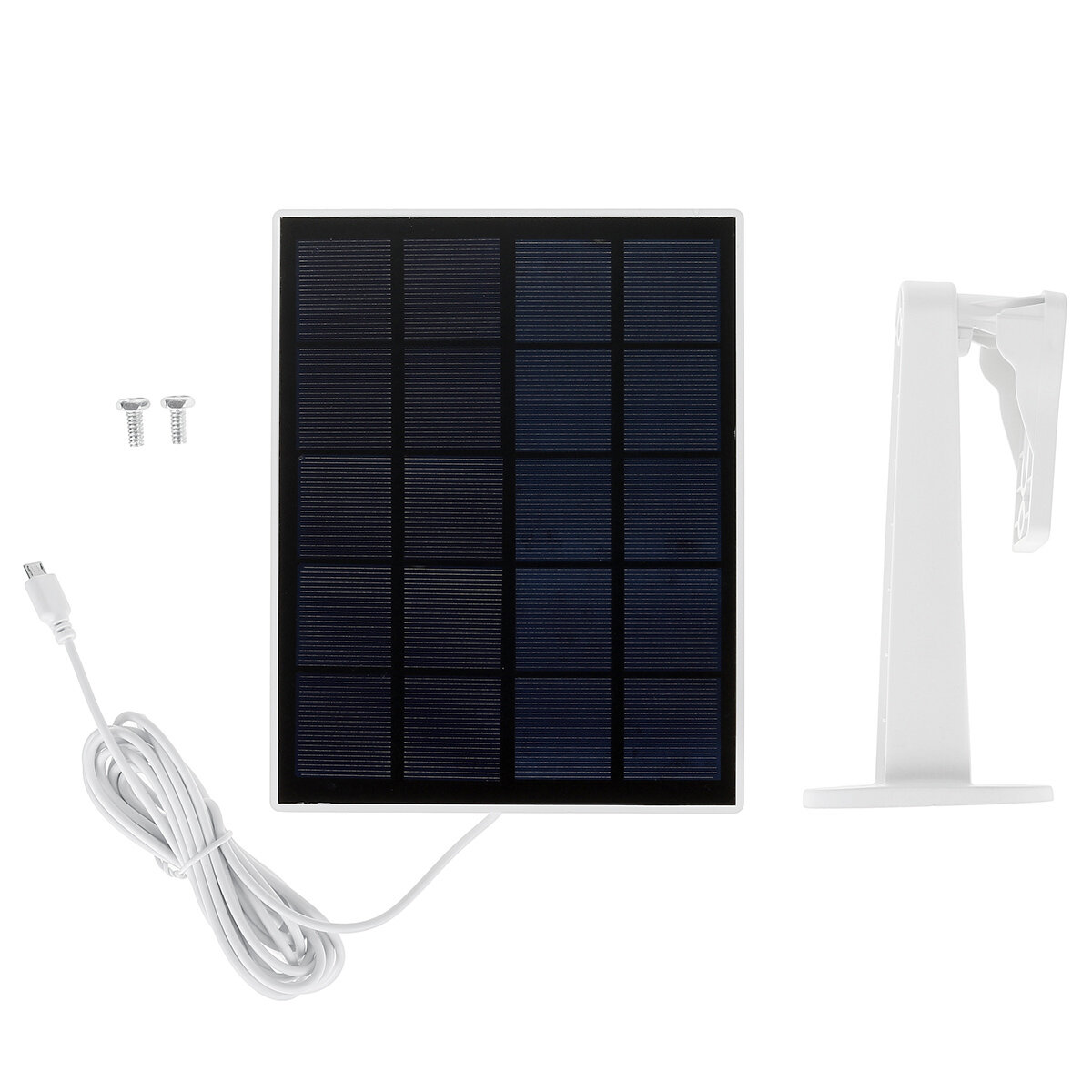 5V 4W Napájecí solární panel IP66 vodotěsný 360 ° rotace venkovní solární panel nabíječka