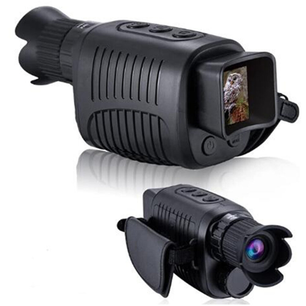1280X720 HD Dispositif de vision nocturne monoculaire Zoom numérique 4x Télescope de chasse Extérieur Jour Nuit Double usage Full Dark 300m