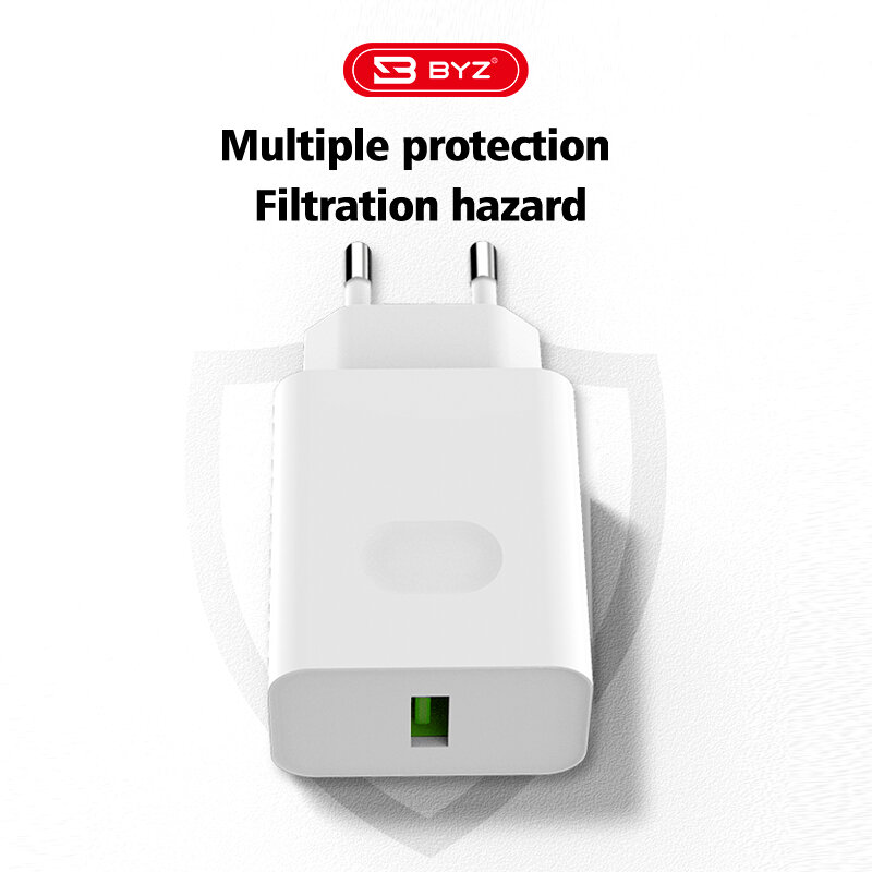 BYZ U36T 40W ABSUSB充電器高速充電EUプラグ（Type-C / Micro Cable for iPhone 12 Pro Max for Samsung Galaxy Note S20 ultra Huawei Mate40 OnePlus 9 8 Pro OPPO