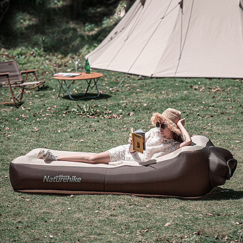 Naturehike Mat Outdoor Camping Felfújható Matrac Ultralight Air Bed Hordozható Sátor Alvó Pad Tábor Nedvességálló Pad.