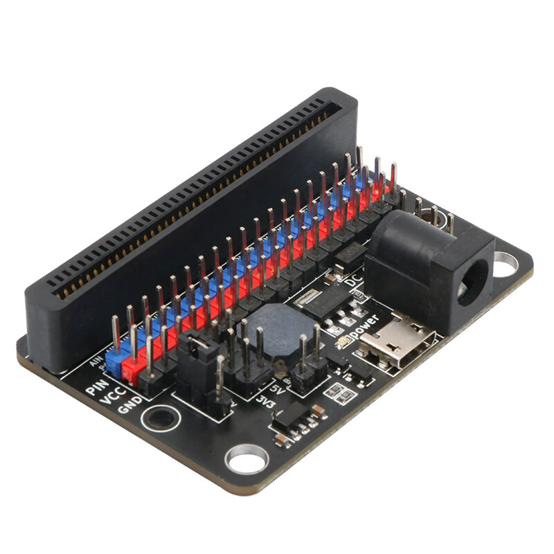Expansion Board for Micro:bit GPIO Expansion Python IO:bit 5V with On Board Passive Buzzer