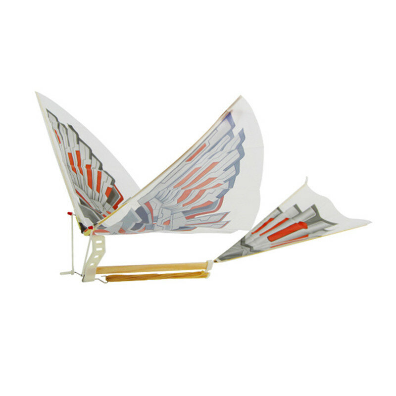 18,5 inch rubberen band Power Birds Assembly Flapping Wing Flight DIY Modelvliegtuigen Vliegtuig Spe