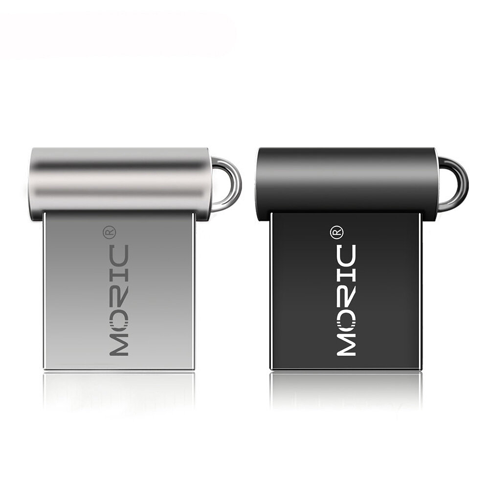 MORIC 32G 64G USB 2.0 MiniFlashドライブメモリディスクペンPriveUSBディスクポータブルメタルUSBドライブ