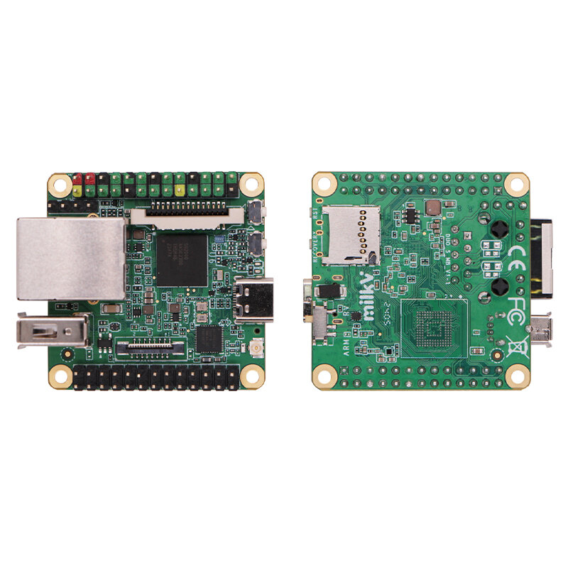 

RISC-V linux Development Board Milk-V Duo S 512MB SG2000 Built-in WiFi-6/BT5 Support Dual Camera 100Mbps Ehernet Port