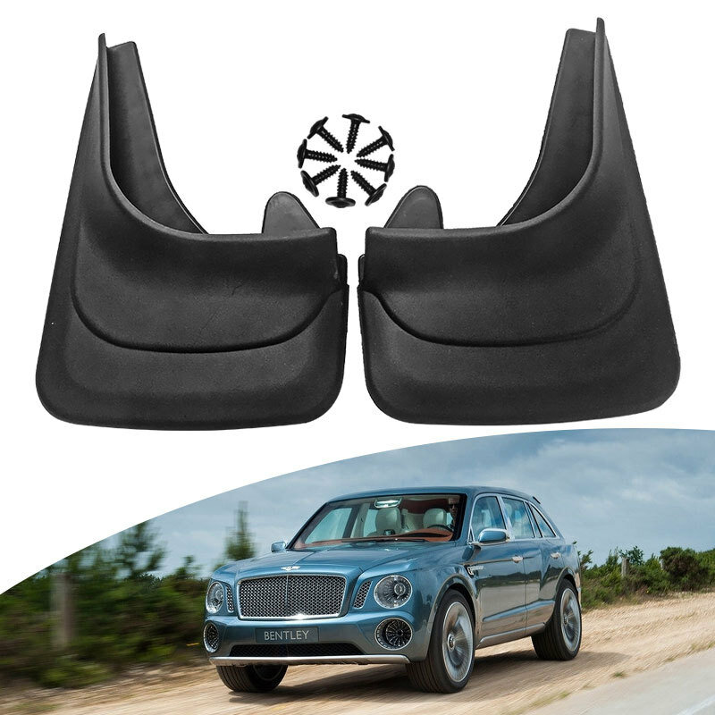 2PCS Universal off-road vehicle car soft rubber mud fender tiles front and rear tire fenders
