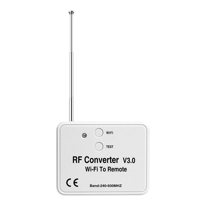 240MHZ~930MHZ Universal Wireless WIFI to RF Controller Phone Remote Control for Smart Home