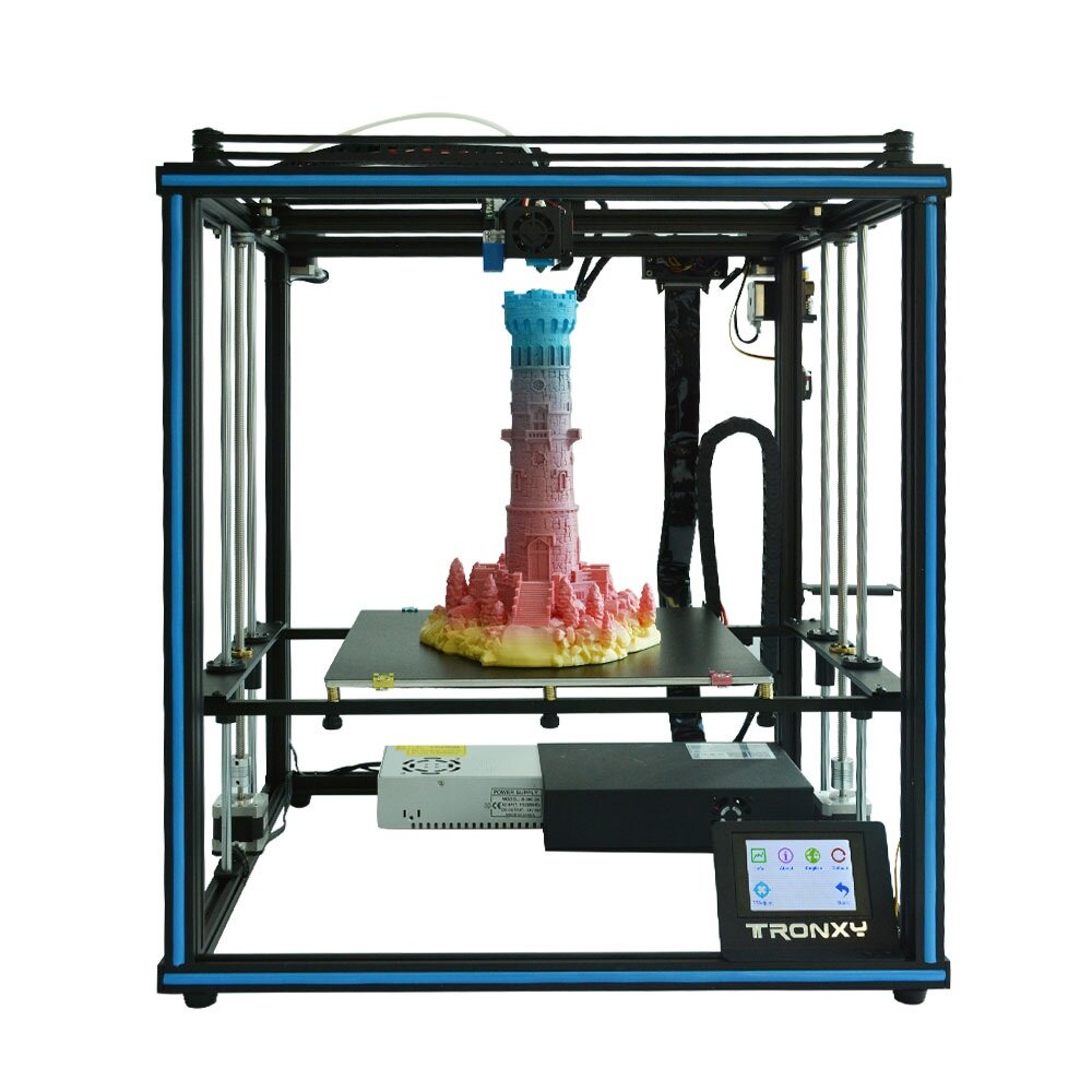 

[EU/US Direct]TRONXY® X5SA-400 DIY 3D Printer Kit 400*400*400mm Large Printing Size Touch Screen Auto Leveling