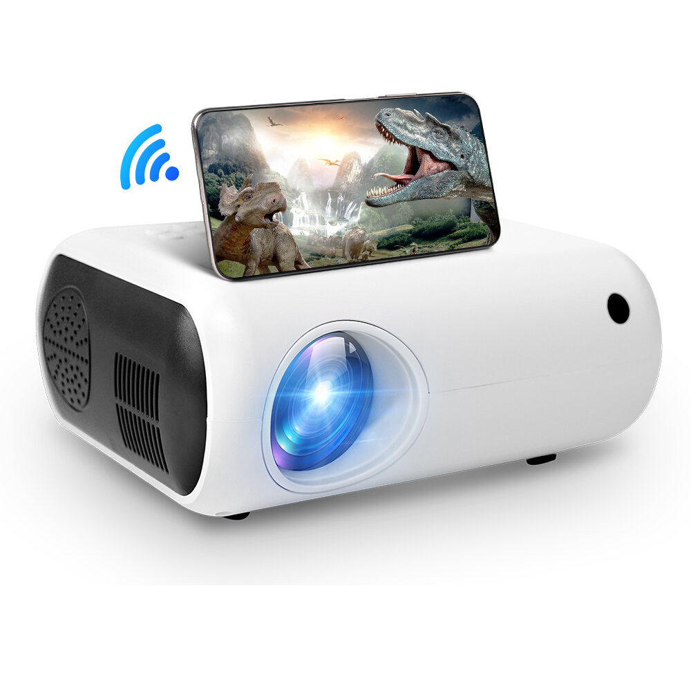 

Thundeal TD50 Mini Projector Portable WiFi Cast Screen Home Cinema For 1080P Supported Video LED TV Projector 5500 Lumen