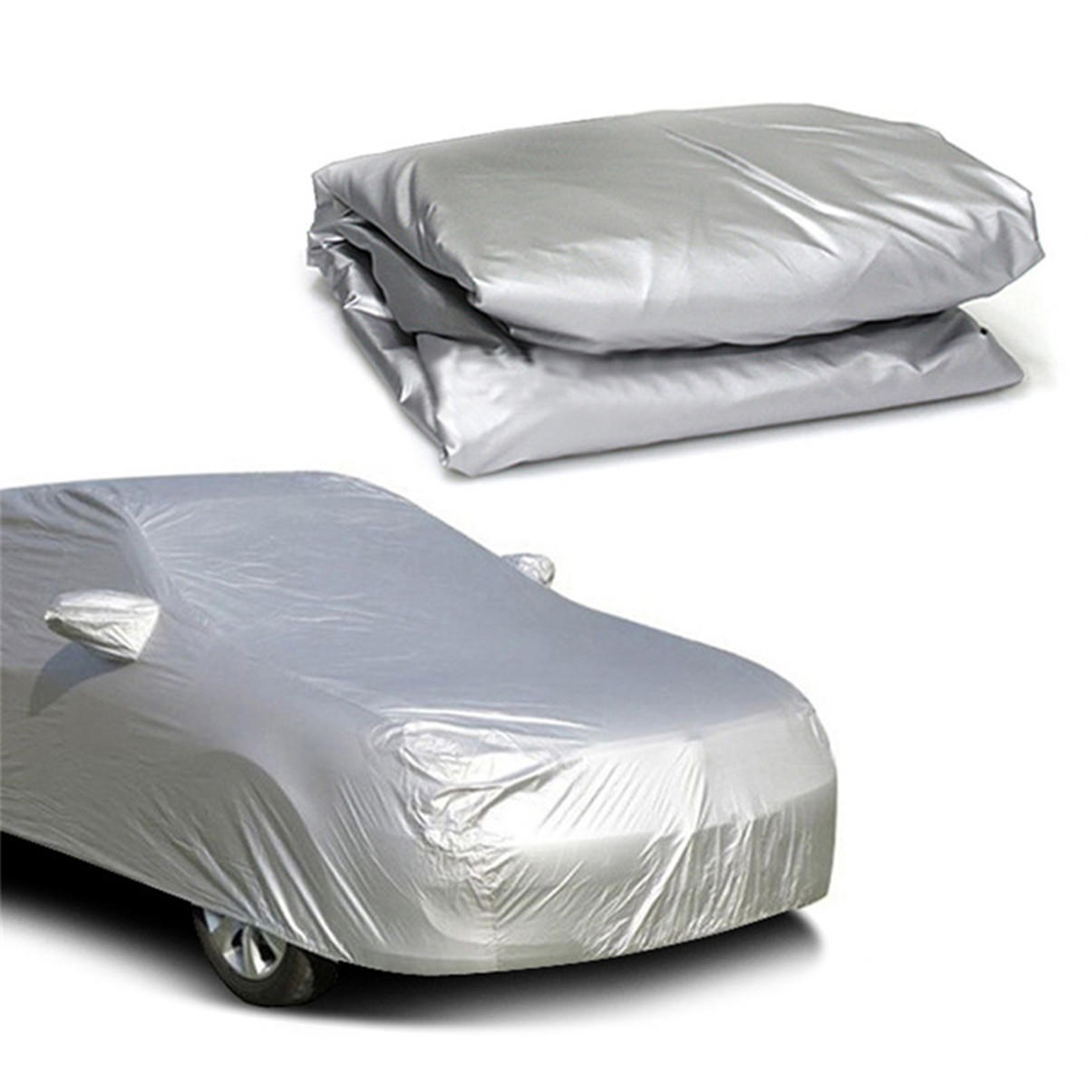 2 Layer Car Cover Soft Breathable Dust Proof Sun Uv Water Indoor Outdoor 2283