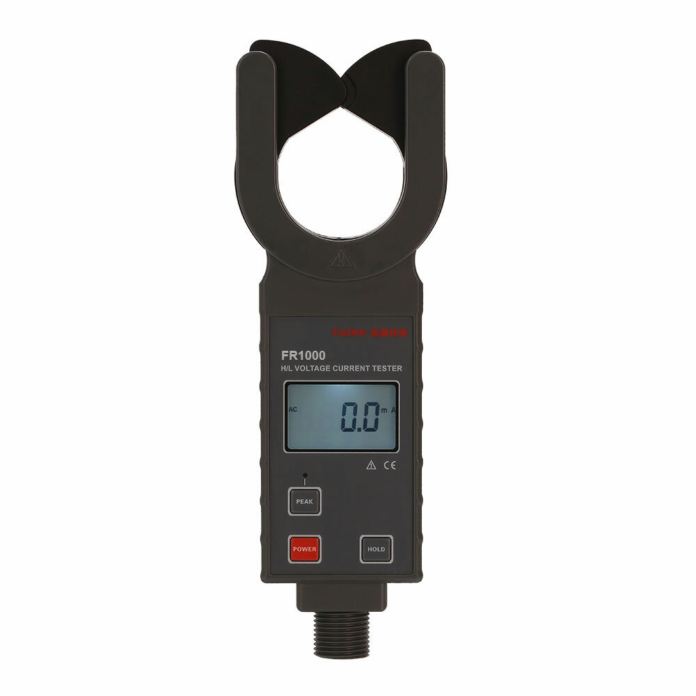 

FR1000 Current Monitor High/Low Voltage AC Leakage Current Clamp Meter Digital Ammeter