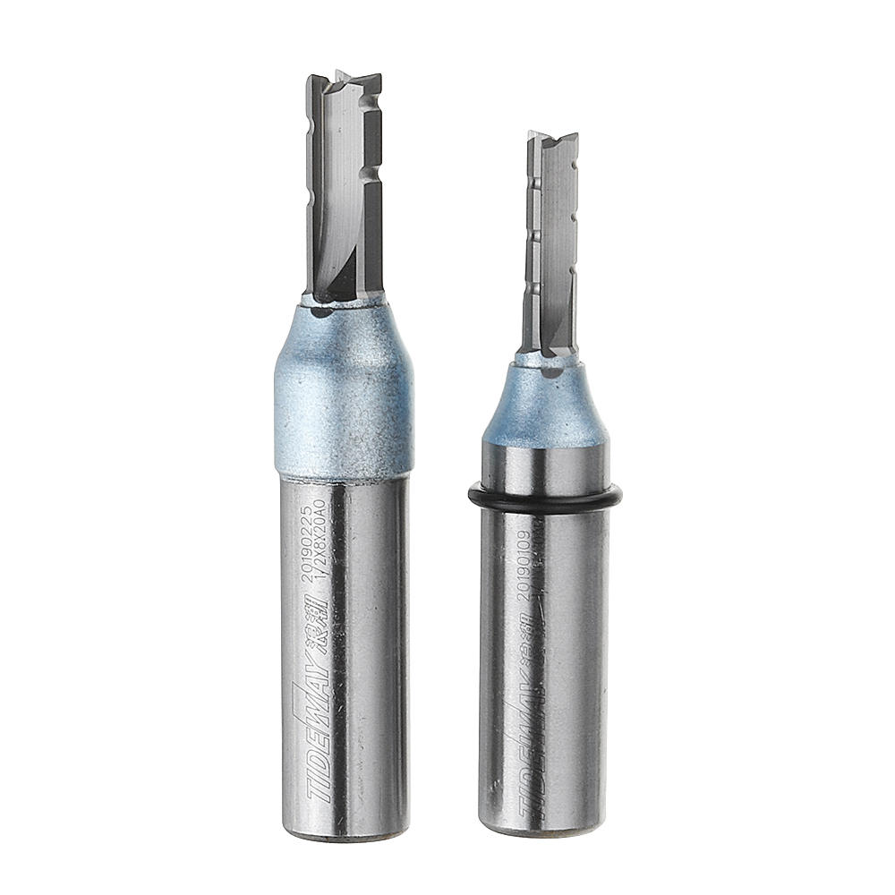 Tideway TCT 3 Flute Straight Cutter 1/2 Three-blade Woodworking Trimming Engraving Slotting Milling Cutter