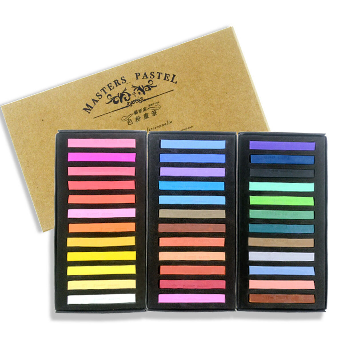 

12/24/36/48 Color Crayon Set Painting Crayons Soft Art Dry Pastel Artist Student Graffiti Painting Drawing Stationery Su