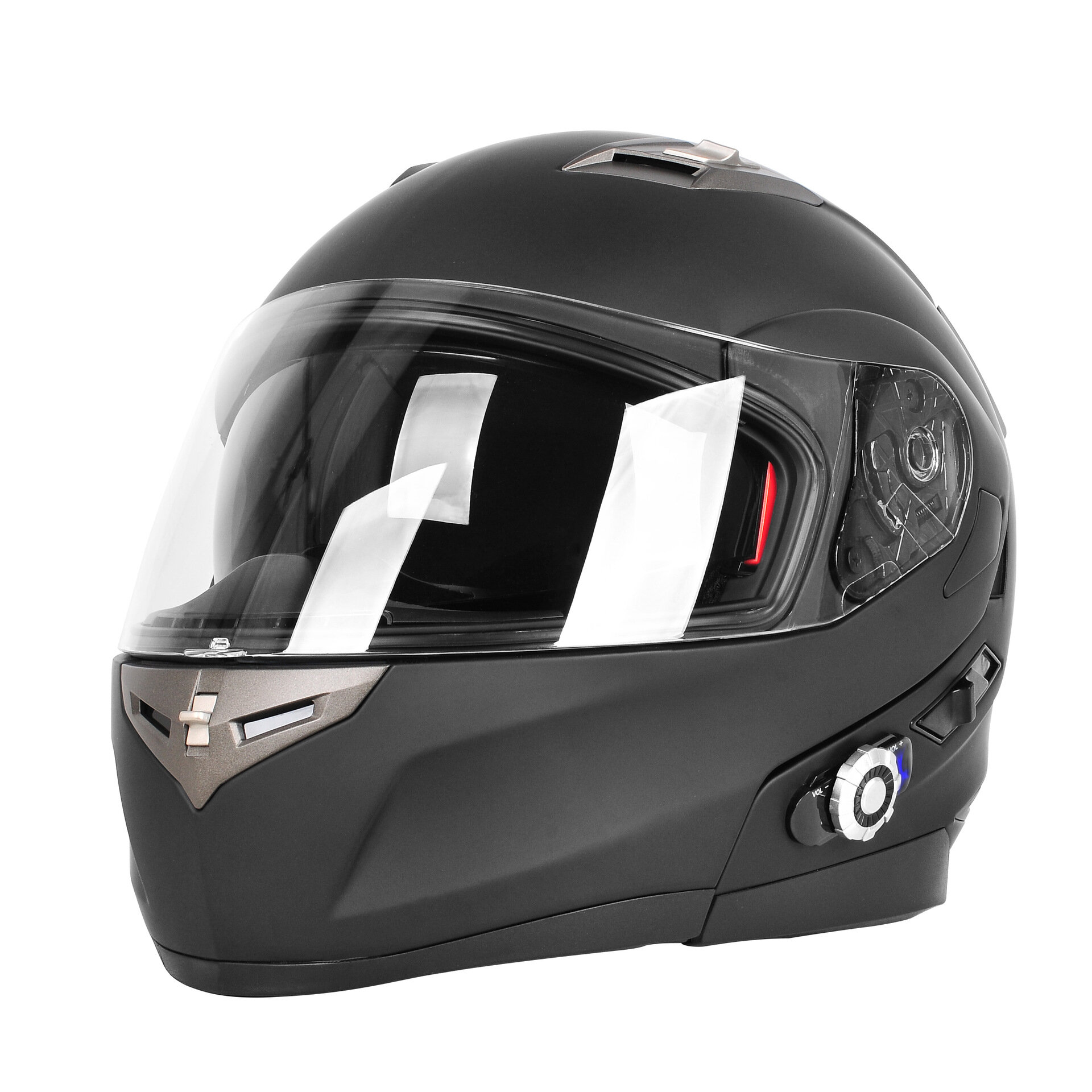 

FREEDCONN bluetooth Intercom Motorcycle Helmet DOT Certification Smart FM Radio Full Duplex Music 3 Rider Interphone BM2