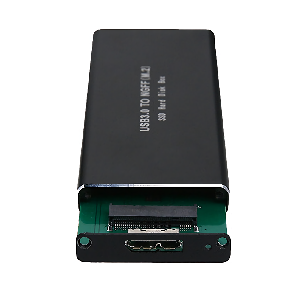 HONWIN CS-M2O1 2.5″ M.2 NGFF SSD ハード ドライブ エンクロージャ M.2 NGFF から USB3.0 ソリッド ステート ハード ドライブ ケース ボックス