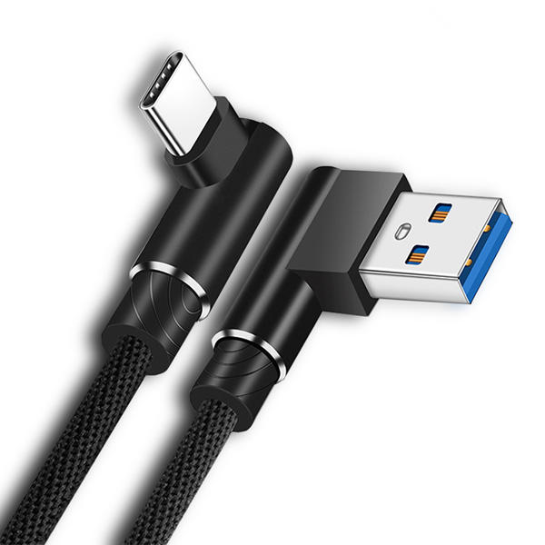 

Bakeey Dual 90 Degree Angle Type C Fast Charging Data Cable 2M For Oneplus 5t 6 Mi A1 S9