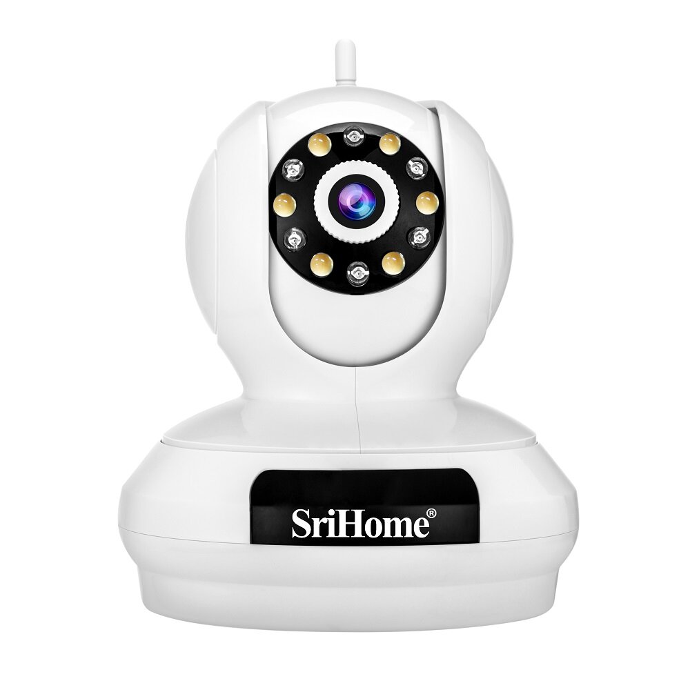 Srihome SP019 5MP QHD Draadloze 2.4G 5G WIFI IP Camera Dual Band Auto Tracking PTZ IP Camera Draadlo
