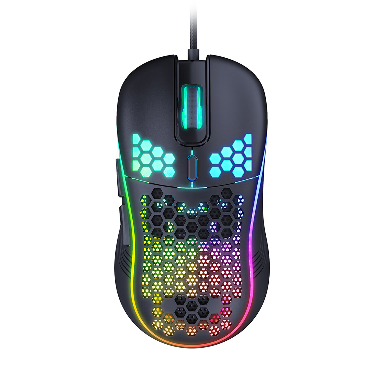 

IMICE T98 Wired Gaming Mouse Honeycomb Hollow 7200DPI RGB Backlight Computer Mice for Computer Laptop PC Gamer