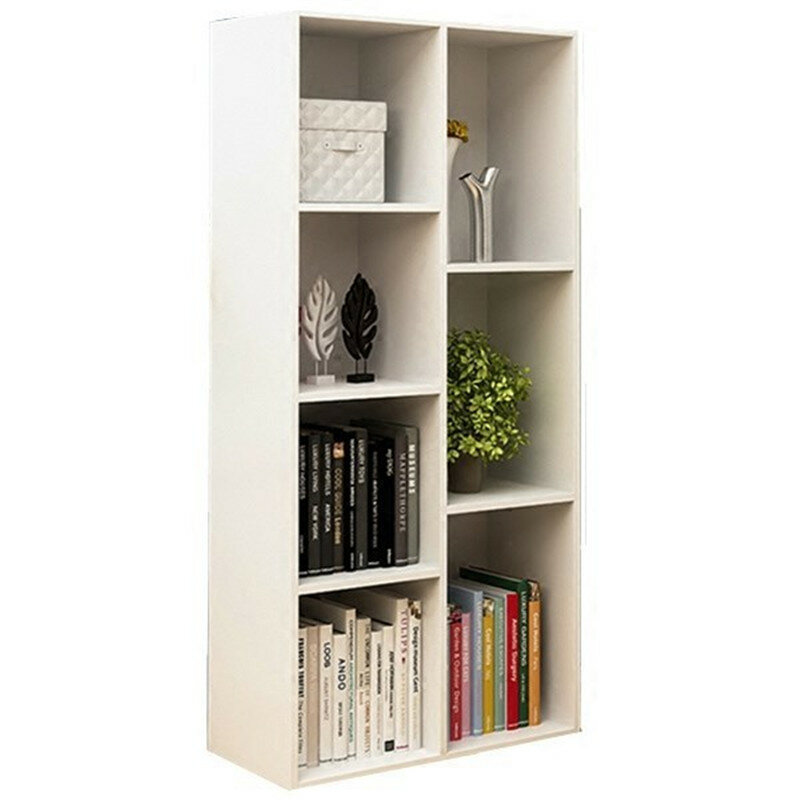 Simple Modern Bookshelf Cube Bookcase Files Storage Shelf Decoration Holder Storage Racks Shelving Unit for Home Office