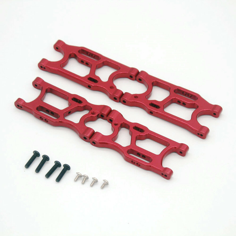 4PCS Metal Upgraded Front Rear Suspension Swing Arm for Wltoys 144001 124018 124019 1/12 1/14 RC Car Vehicles Spare Part