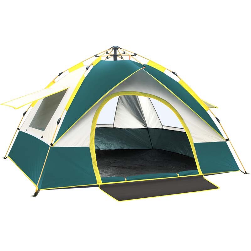 Tentee Pop Up entièrement automatique Camping voyage famille tente imperméable coupe-vent pare-soleil auvent pour 1-2/3-4 personne
