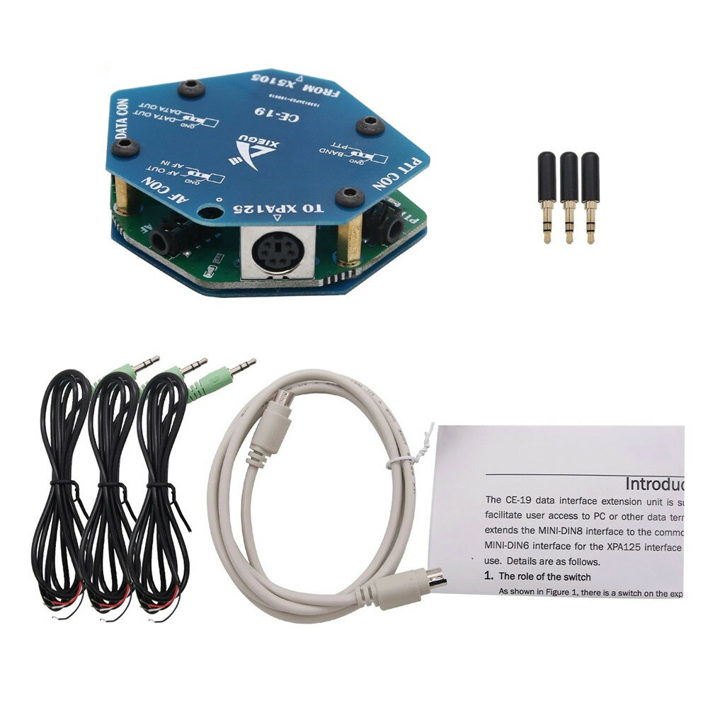 CE-19 Data Interface Expansion Card for XIEGU X5105 ACC PTT Connect to PC or Other Data Terminals