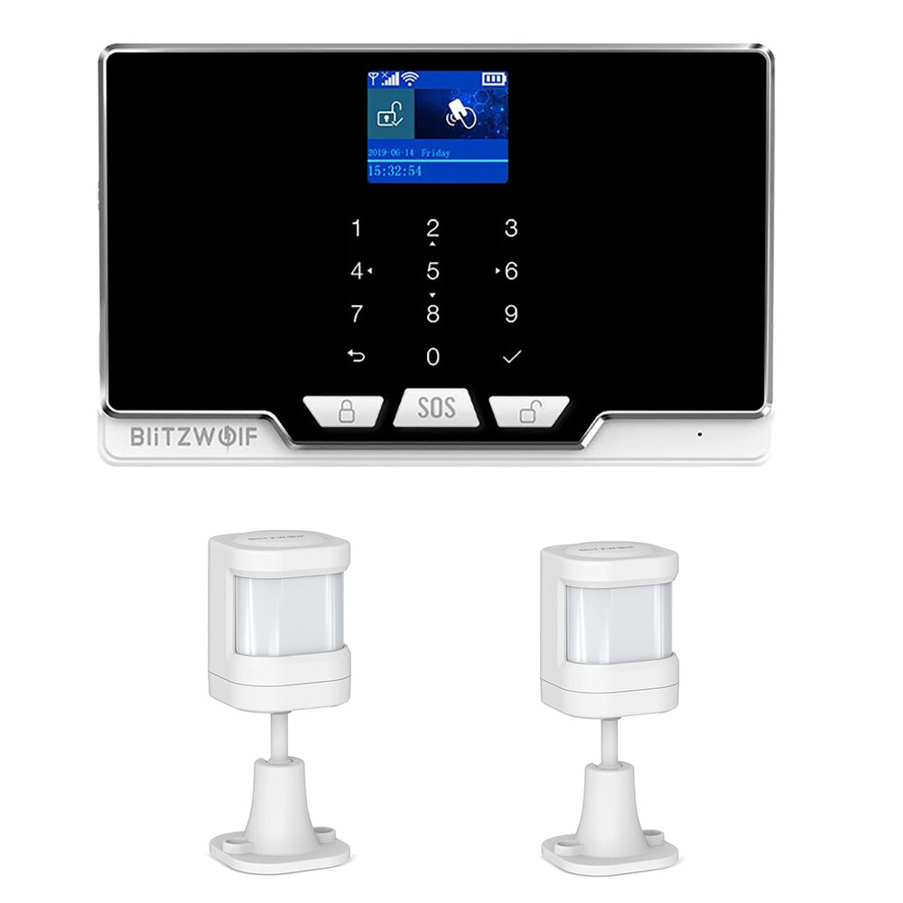 best price,blitzwolf,bw,is6,433mhz,alarm,system,with,motion,sensors,discount