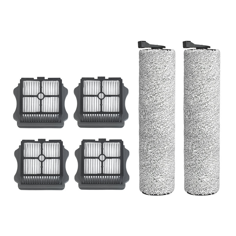 

6pcs Replacements for TINECO IFLOOR Plus FW25M FW26M Vacuum Cleaner Parts Accessories Rolling Brushes*2 HEPA Filters*4 [