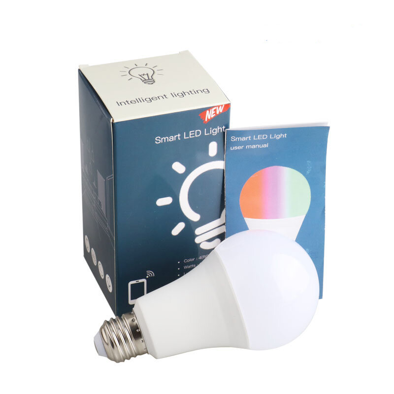 

DoHome 8W Smart LED Лампа E27 APP Голосовое управление с регулируемой яркостью Colorful 680LM Работает с Google Home AI