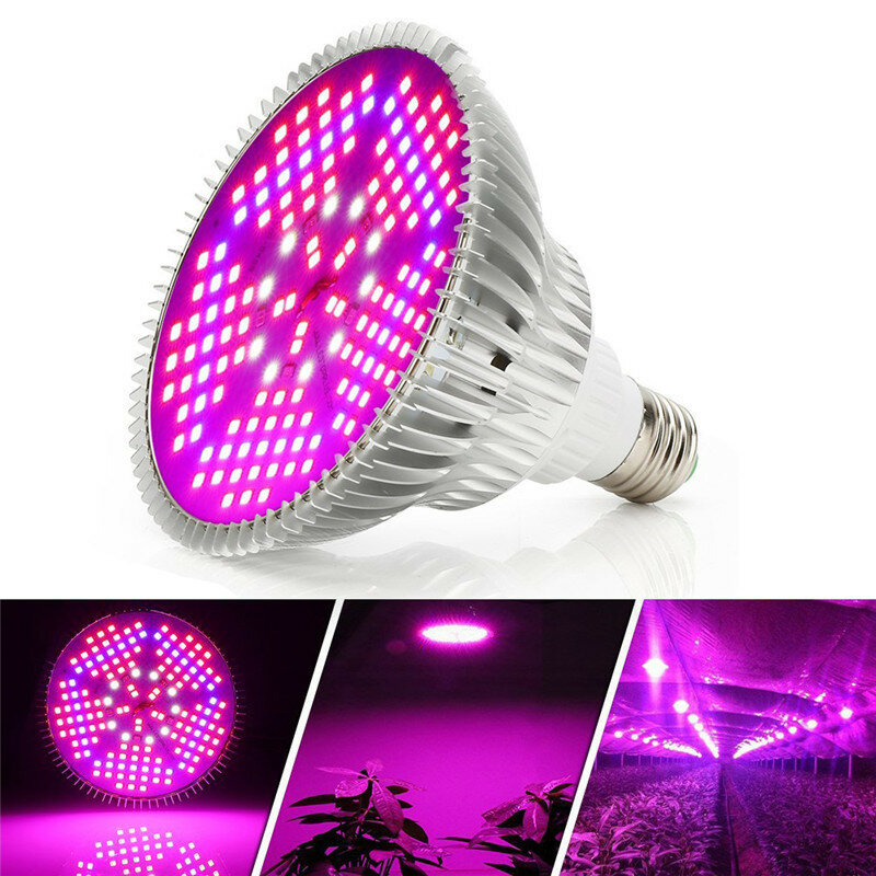 

30W LED Grow Light Full Spectrum E27 Лампа Лампа для внутреннего освещения Растение Овощной гидропоник AC85-265V